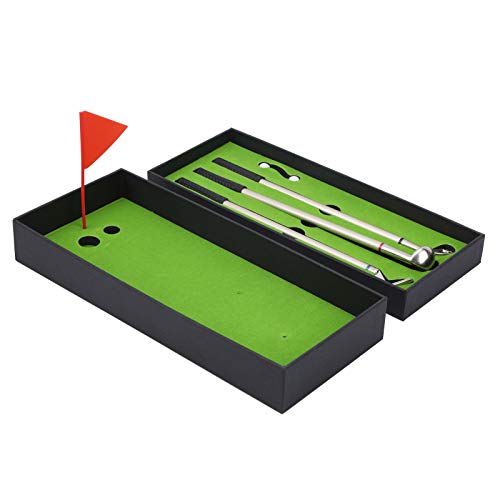 Mini Juego de Escritorio de Pelota, Recuerdo, bolígrafo de Palo de Golf, para niños, Oficina, al Aire Libre, niños