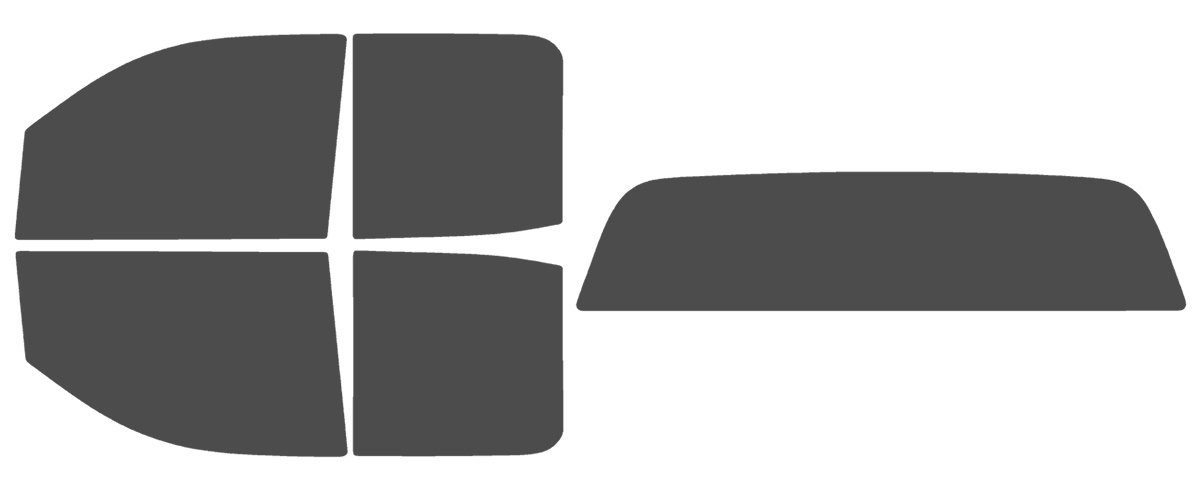 The Tint Effect Precut Window Tint Kit Compatible with GMC Sierra 2500 3500 HD Double Cab (2015-2019) (Full Truck with Solid Rear: 30%) Automotive Film