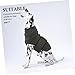 POPETPOP Coat Comfort Vest for Dogs Calming Wrap for Thunderstorms Travel Soft Stylish Relief Hoodie Pet Calming