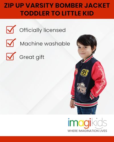 Image of Disney Pixar Zip-Up Bomber Jacket Toddler to Little Kid