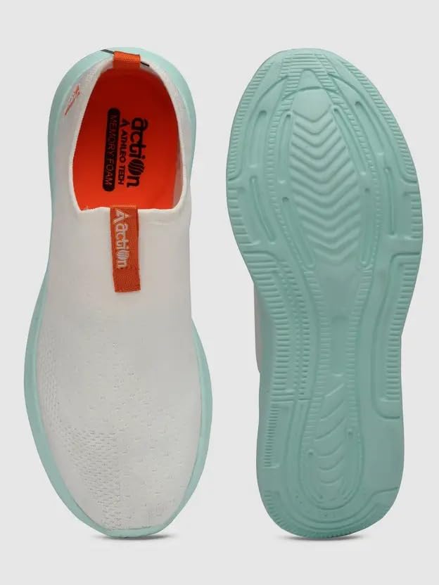 Image of Action | Athleo | WALKER-120 | Men's | Slip-On | Walking | Shoe | Breathable | Flexible | Lightweight | Comfortable | Sports | Shoes
