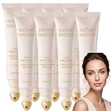 Skin Smoothing Even-Toning Primer, Gesichtsgrundierung reife Haut, Faltenfüller Instant Blurring Eye Face Lift Cream, Pore Blur Makeup Primers faltet feine Linien einen glatteren Look, 15g (8pcs)