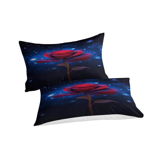 Sets linge de lit imprimé IOFEER en microfibre douce avec fermeture éclair pratique - 3