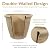 Sunnydaze 24-Inch Anjelica Large Plastic Pot for Plants - Outdoor Double-Walled Large Plastic Planter with Drillable Drainage Holes - Beige - 4pk