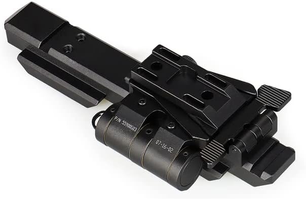 ZTFSETD Tactical G33 Magnifier Scope Mounts Flip-to-Side Quick Detach w/ 5/8" Riser for G33 3X Magnifiers and Exps3 Red Dots Sight Fits 21.2mm Picatinny Rail,Black