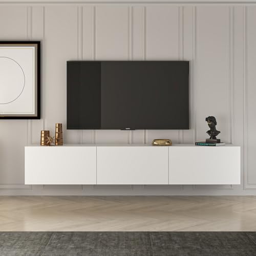 supporto per TV 150 cm x 30 cm x 32 cm 100% melamina rivestito in design moderno per spazi viventi e intrattenimento elegante