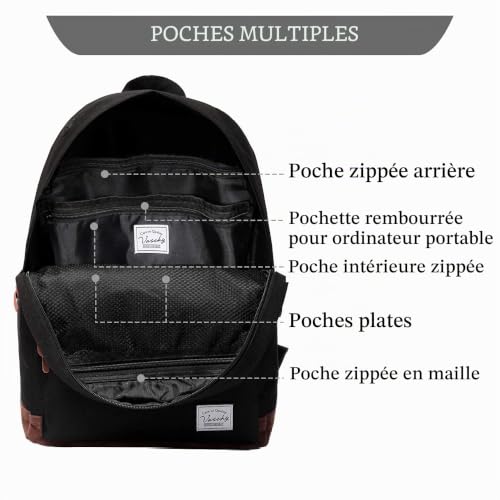 Sac à dos d'écolier VASCHY ergonomique avec compartiment PC - 5