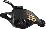 SRAM XX1 Eagle 12-Speed Trigger Shifter with Discrete Clamp, Black with Gold Logo