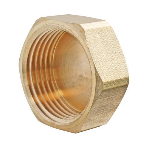 SOMATHERM FOR YOU, Bouchon laiton femelle 15/21 brut pour raccords plomberie - Idéal pour réseaux d'eau sanitaire et chauffage - Raccord à visser,...