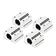 Unxuey Lineares Kugellager, SC8UU Linear Motion Kugellager CNC Gleitbuchse 34 mm Länge 4 Stück