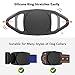 PZOZ Waterproof Case Dog Collar Holder (2 Pack) for Apple AirTag Gen 1/2, Plastic & Silicone Pet Collar Case Anti-Lost Air Tag Cover Holder for Cat Dog GPS Tracker