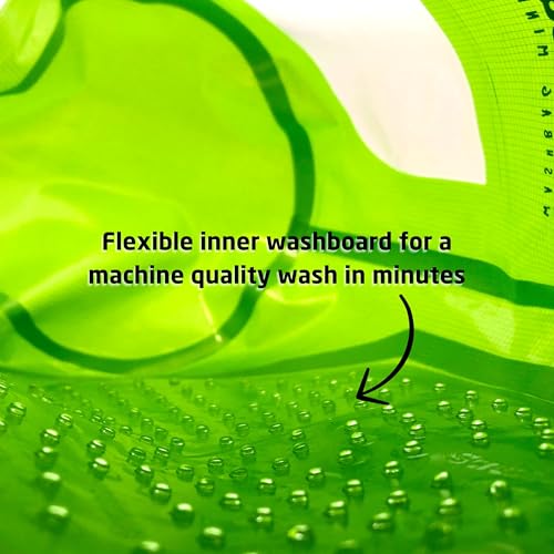 Scrubba MINI Waschbeutel – Ultrakompakte tragbare Waschmaschine – Ideal für Reisen, Camping & Wandern – Ohne Strom, leicht & faltbar – Handwaschbeutel für unterwegs – Für kleine Wäsche – 70g