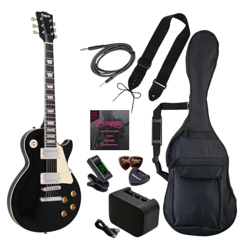 Amazon.co.jp: PhotoGenic エレキギター 初心者入門ライトセット LP
