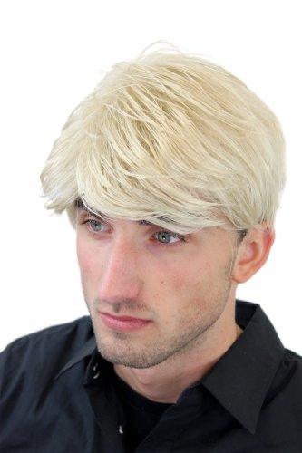 WIG ME UP - Parrucca Uomo Biondo Chiaro Riga