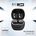 Altec Lansing NanoPods - Truly Wireless Earbuds with Charging Case, TWS Waterproof Bluetooth Earbuds with Touch Controls for Travel, Sports, Running, Working (Charcoal Grey)