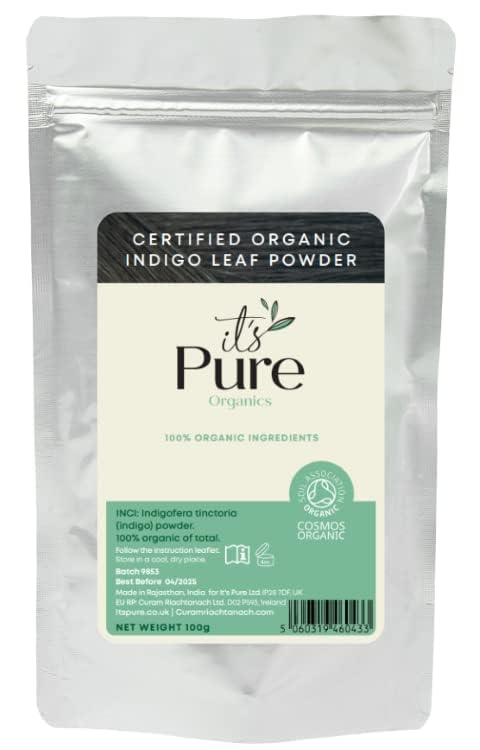 It's Pure Organics Certified Organic Indigo Powder 100g