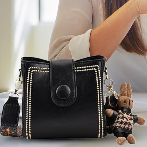 Sac à main vintage polyvalent à sangle ajustable pour femme - 6