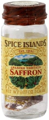 Spice Islands Spanish Threads Saffron 0.03 ounces (1 Gram)