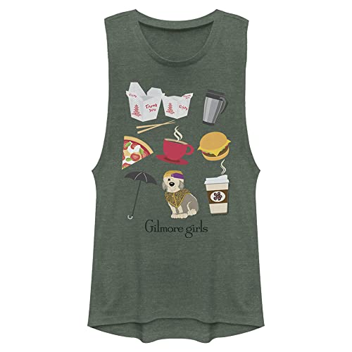 Chemise Gilmore Girls Icon Jumble pour femme en coton imprimé série TV