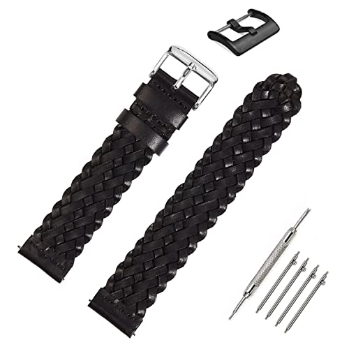 Moran Quick Release Leather Watch Bands Braided