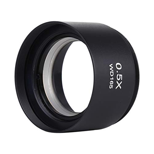 Microscope numérique LLD objectif Barlow 0.5X loupe stéréo auxiliaire objectif WD165 bureau