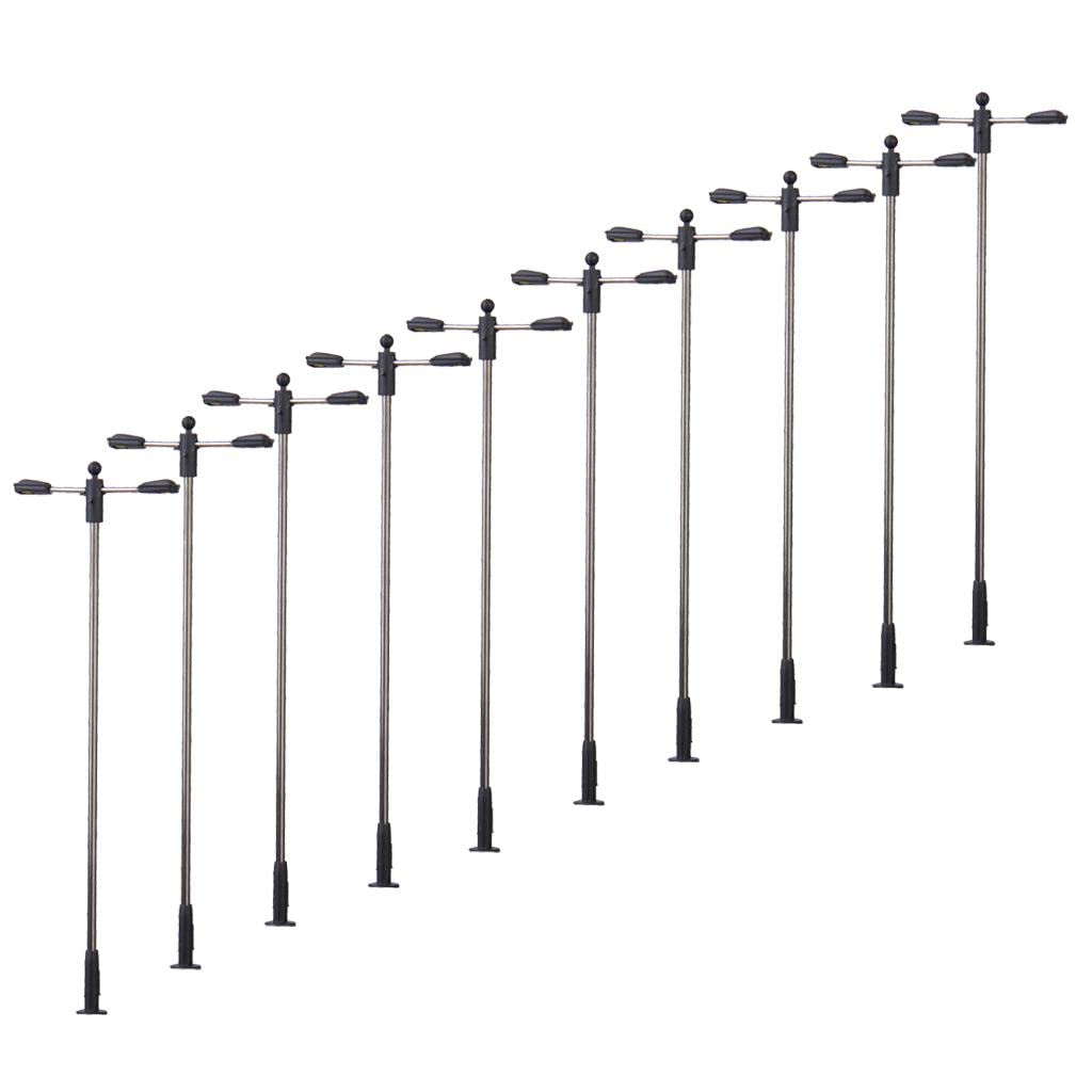 Calandis® 20 Single/Dual Head Led Light Lamppost 3V Model Diorama Street Scenery N | Lamps & Lights | Parts & Accessories | HO Scale | Model Railroads & Trains | Toys & Hobbies-image-33
