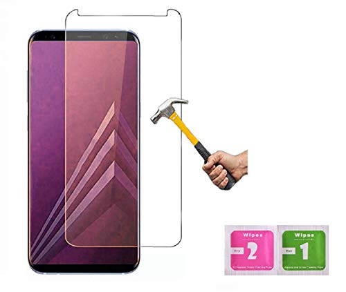 ino Schutzglas kompatibel mit Panzerglas Samsung Galaxy A8 2018 Panzerfolie Bildschirmschutzglas Harte Folie Schutz Glasfolie Schutzfolie 9H Festigkeit Bildschirmglas