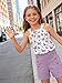 FJLSJSW Girls Clothes Summer Halter Neck Sleeveless Floral Top & Double-Breasted Shorts Fashion Cute Kids 2-Piece Outfits Teen Girls' Clothing Sets Size 9-10 Years Purple