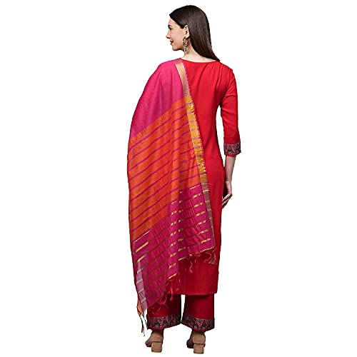 Image of ANNI DESIGNER Women Kurta with Palazzo & Dupatta
