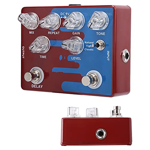 Voluxe Pédale de guitare Delay – Accessoire de guitare – Distortion Delay – Pédale d’effet de guitare CP-68 – Alliage d… - Les Beatles, Paul McCartney, John Lennon, RIngo Starr, George Harrison Voluxe Pédale de guitare Delay - Accessoire de guitare - Distortion Delay - Pédale d'effet de guitare CP-68 - Alliage d… – Image 7