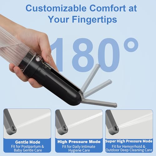 Bidé portátil para viaje, rociador eléctrico de mano para higiene personal miniatura 3