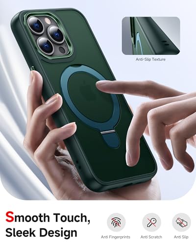 Coque iPhone 13 Pro MagSafe LeYi avec béquille rotative et protection militaire antichoc - 5