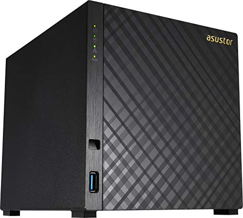 Asustor AS1004T v2, Marvell Armada 1,6 GHz Dual-Core, Cloud NAS pessoal (4 Bay Diskless NAS)