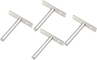 OSALADI Shelves 4pcs Invisible Bracket Wall Shelf Supports Floating Shelf Hardware Black Shelfs Corner Wall Shelf Clothes Rack