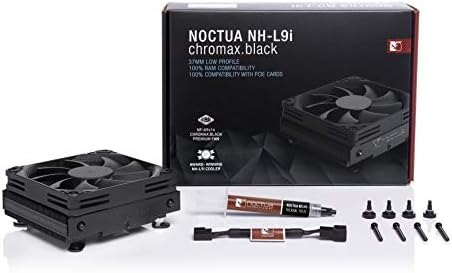Noctua NH-L9i chromax.black, Low-Profile CPU Cooler for Intel LGA115x (Black)