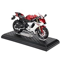 Modèle réduit de jouet Modèle Réduit De Moto En Alliage, Jouet Collection, Cadeau 1:12 Pour Yamaha YZF-R1 Décorations Bureau(Black
