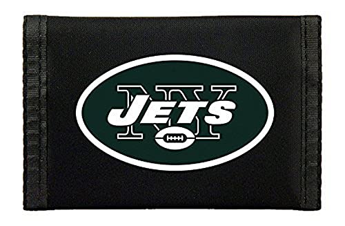 NFL Rico Industries Nylon Trifold Wallet, New York Jets
