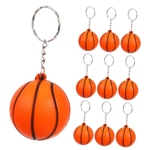 Porte-clés de basket orange Anneome le compagnon stylé de votre sac de sport