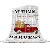 Photo Gallery fjauoq coperta per il ringraziamento, 76 x 101 cm, per il ringraziamento, autunnale, coltivata in casa, con camion rosso con zucca, in microfibra di legno, calda e confortevole, coperta leggera per Photo Gallery fjauoq coperta per il ringraziamento, 76 x 101 cm, per il ringraziamento, autunnale, coltivata in casa, con camion rosso con zucca, in microfibra di legno, calda e confortevole, coperta leggera per