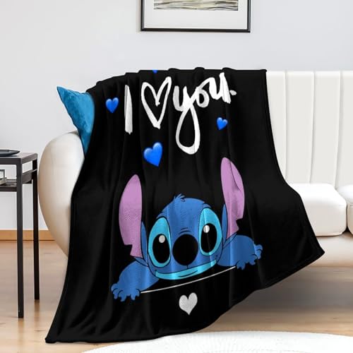 Image of Anime Blanket Throw Super Soft Cute Blankets Flannel Fleece Stuff Bedding Birthday Gifts for Boys Girls Kids Women Adults Home Decor 50"X40"