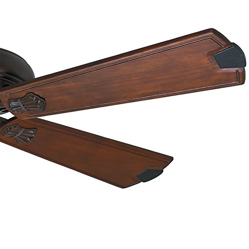 Casablanca Fan 60 inch Traditional Ceiling Fan in Brushed Cocoa with 5 Walnut Blades and Wall Control (Renewed) - Thumbnail 5