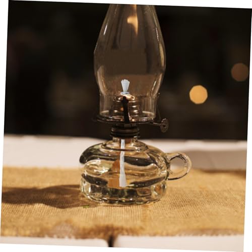 Mechas para lámpara de aceite 4 unidades hierro y algodón miniatura 3