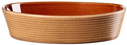 ASA Selection Cazuela kitchenart oval Marrón, Fuente de horno, Gres, 20 x 14 cm