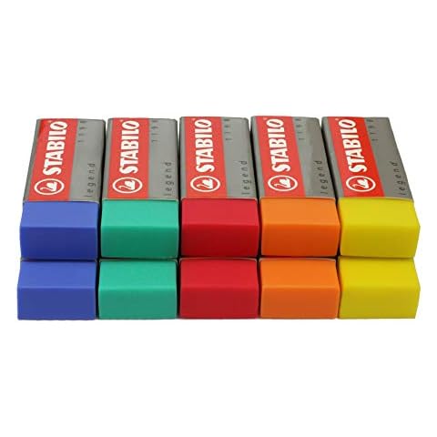 Radiergummi - STABILO Legend - 20er Set - Mischfarben Cover
