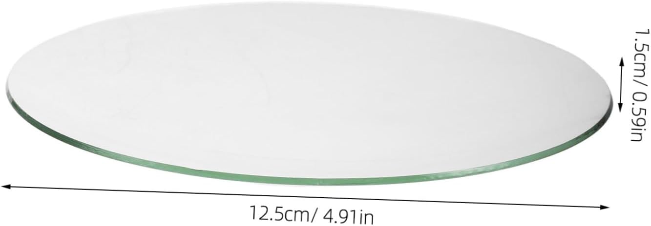 NUOBESTY DIY Round Clock Glass Cover Replacement for Grandfather and Wall Clocks 5-inch Convex Dome Glass Panel and Indoor Spaces