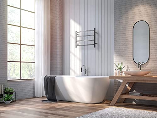 Toallero eléctrico para baño que elimina la humedad y mantiene tus toallas cálidas 4