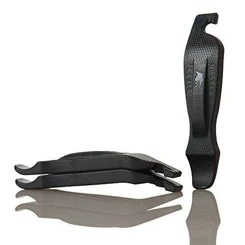 50 Strong Bike Tire Levers | Set Of 4 Ultra Strong Tire Spoons | Made In Usa | Easy Grip Interlocking Design | Must Have Bicycle Accessories & Bike Tools | Premium Tire Tools #TOP1