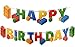 Building Block Birthday Party Supplies Banner by Aliza | Baby Boy Toddler Kids Birthday Decorations - Huge 7-feet Long Brick Themed Birthday Decor - The Perfect Decoration for Your Party