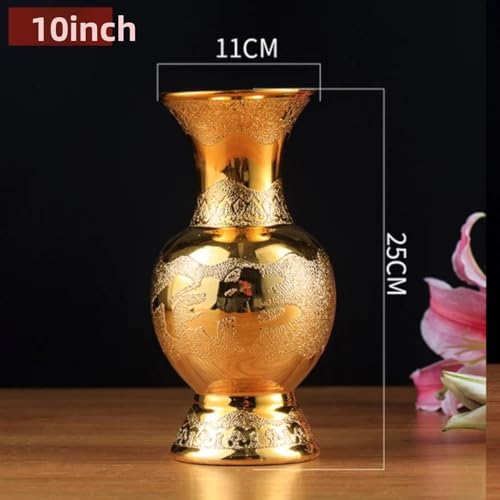 Vase bouddhiste Guanyin 25 cm bouteille purification eau offrandes temple