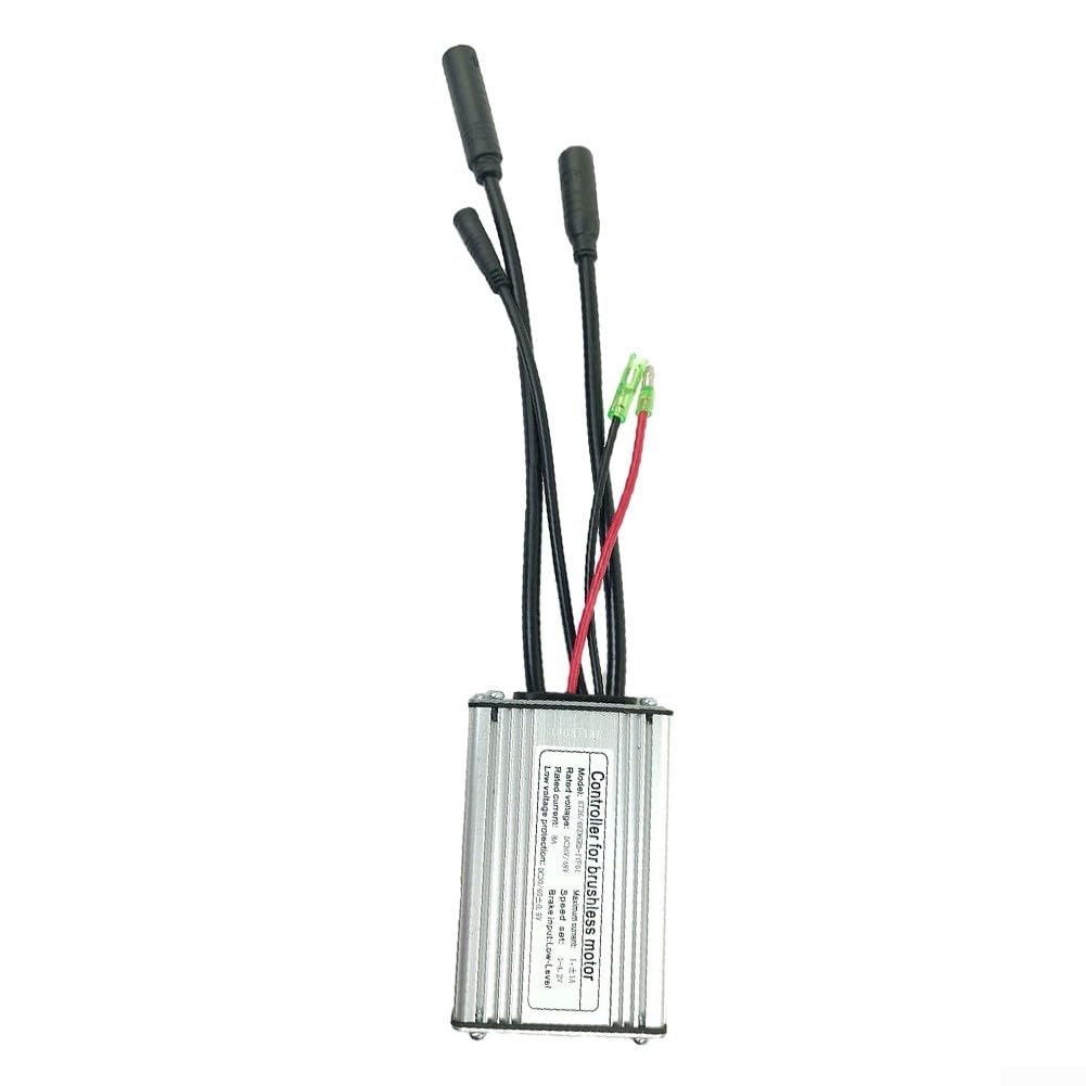 Controlador sin escobillas, 36V/48V 250W Controlador de motor sin escobillas Controlador de onda sinusoidal para bicicleta eléctrica Scooter